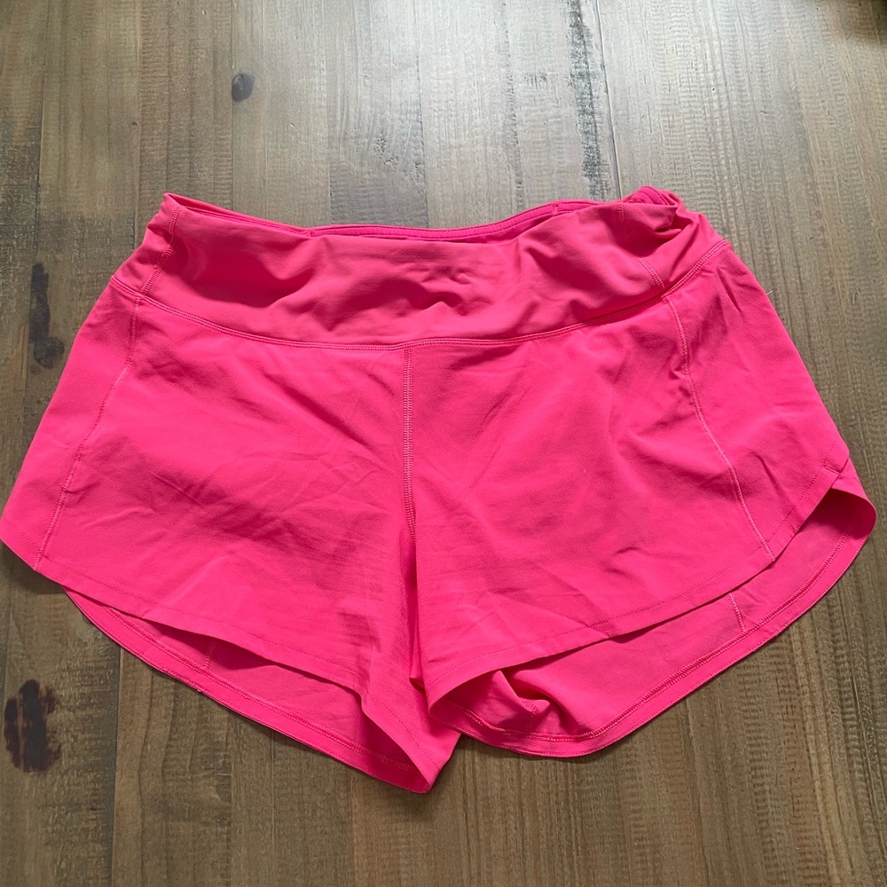 Lululemon Athletica Pink Athletic Shorts Lightweight Performance